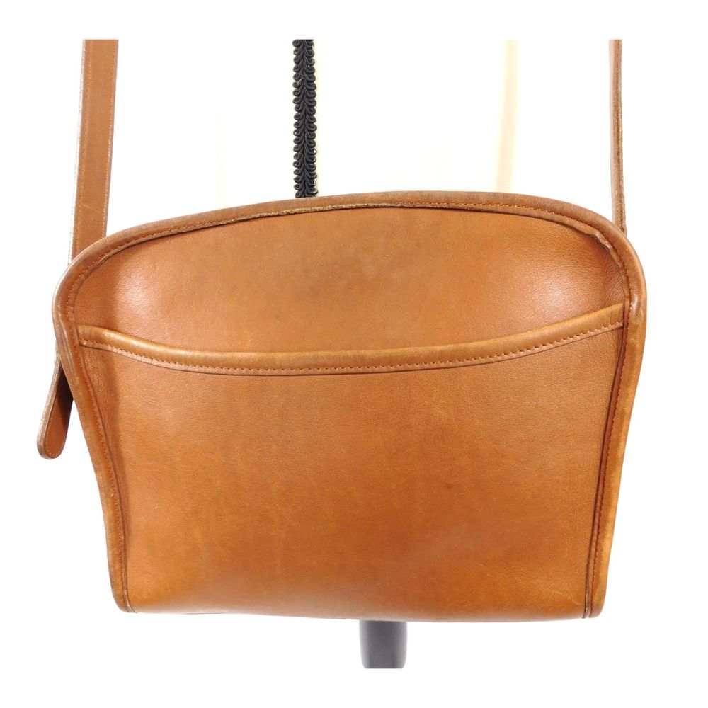 Vintage Coach British Tan Metropolis Zip 9087 Crossbody Bag